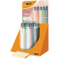 Bic 4 Colours Mineral Tones, 30 stylos rétractables assortis