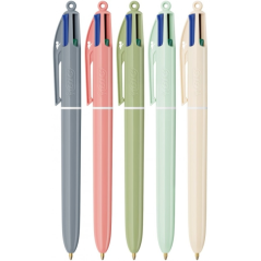 Stylos rétractables multicolores BIC