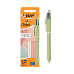 Stylos rétractables quatre couleurs