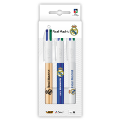 Trois stylos bille rétractables