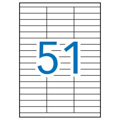 ✅ Apli Étiquettes Blanches Permanentes 70,0 x 16,9 mm 100 Feuilles couleur Blanc en stock