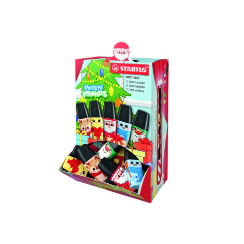 Stabilo Boss Mini surligneur fluorescent assorti x50 Stabilo Boss Mini surligneur fluorescent assorti x50
