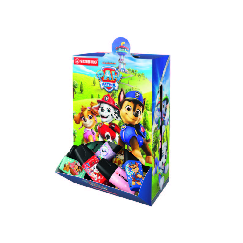 Stabilo Boss Mini Pat Patrouille, 50 surligneurs assortis