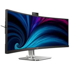 Moniteur Philips noir incurvé