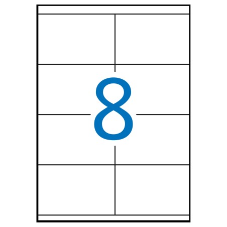 ✅ Apli Étiquettes Blanches Permanentes 105,0 x 70,0 mm 100 Feuilles couleur Blanc en stock