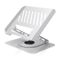 Aisens Support de table XL pour portable/tablette, argent