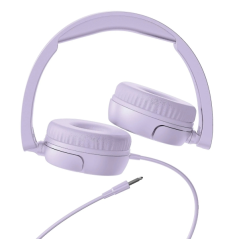 Casque filaire lavande micro