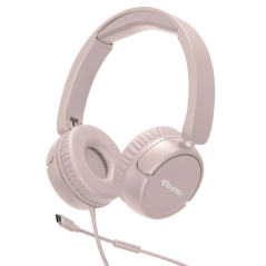 Casque filaire USB C rose