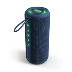haut-parleur Bluetooth bleu