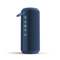 haut-parleur Bluetooth bleu