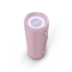 Enceinte Bluetooth rose posée