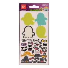 Autocollants Halloween phosphorescents enfants