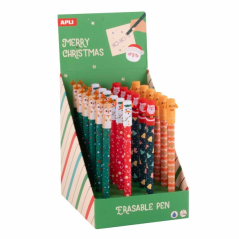 Stylo gel effaçable Noël