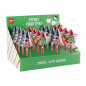 Apli Lot de 12 crayons de Noël avec mini gommes assorties Apli Lot de 12 crayons de Noël avec mini gommes assorties