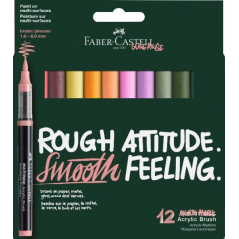 douze feutres acryliques Faber-Castell