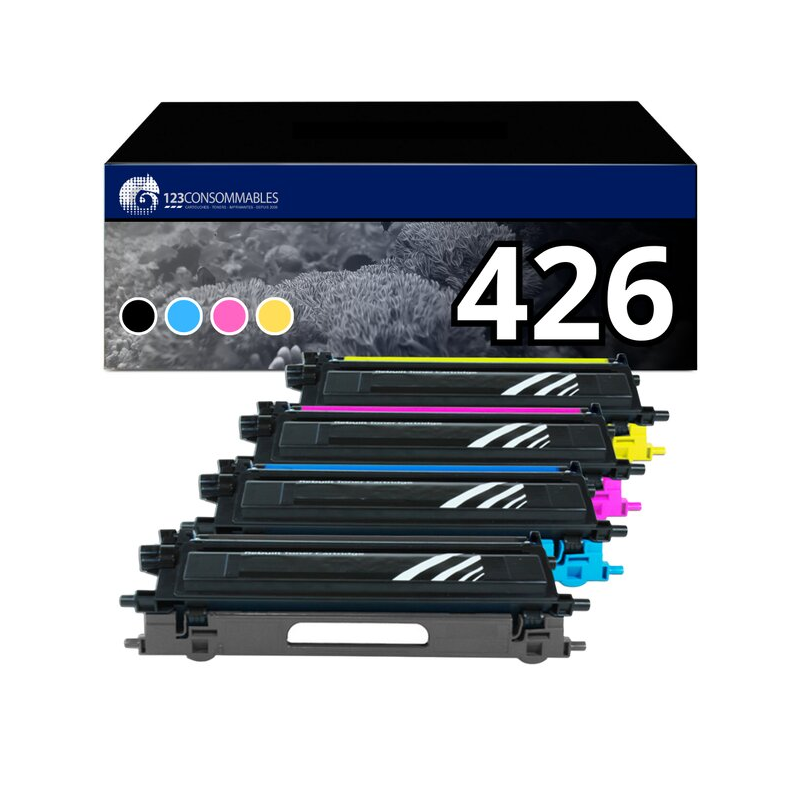 Pack 4 Toners compatibles BROTHER TN421 / TN423 / TN426 Pack 4 Toners compatibles BROTHER TN421 / TN423 / TN426