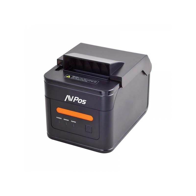 AVPos AVP-K46V Imprimante thermique tickets cuisine Noir