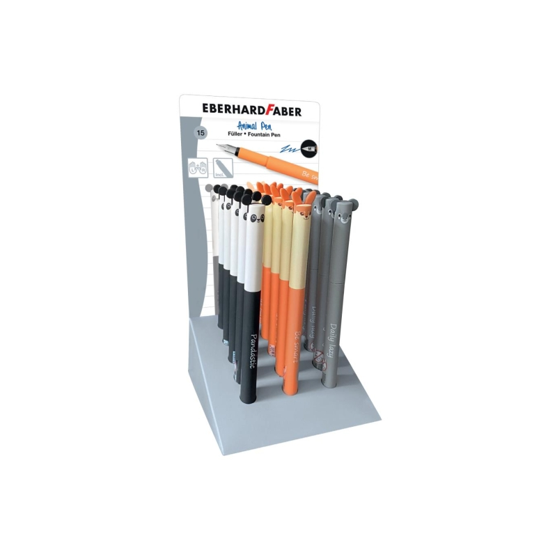 Eberhard Faber Stylo plume animal, assortiment, lot 15