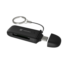 lecteur de cartes Natec noir USB C