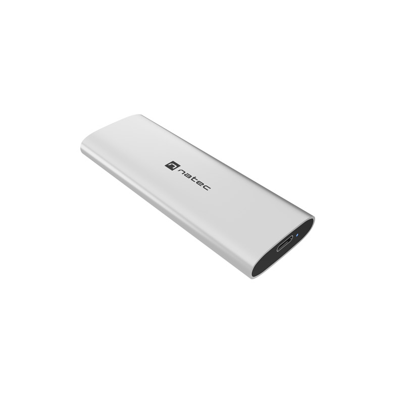 Natec Rhino Lite boîtier SSD M.2 NVMe USB-C argent