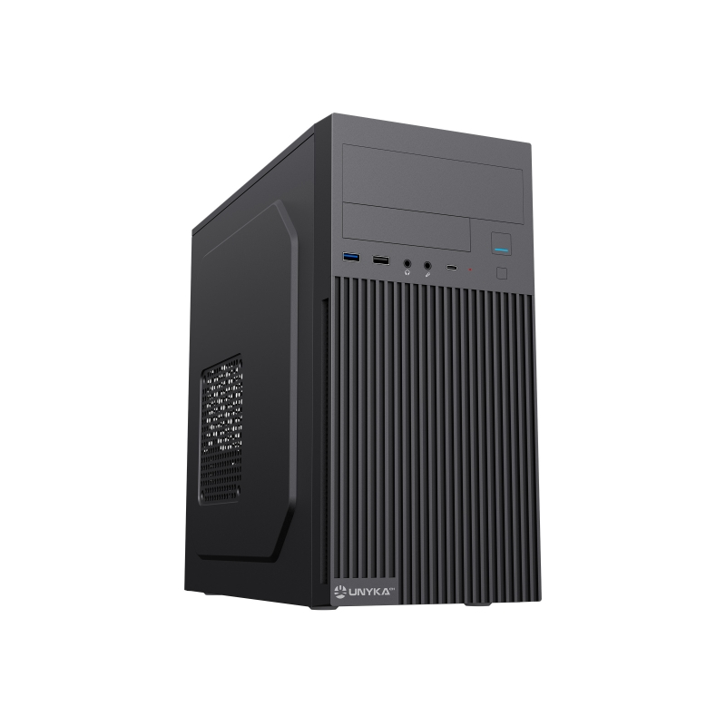 Unykach Aero C260 Boîtier MicroATX Noir avec alimentation 500W Unykach Aero C260 Boîtier MicroATX Noir avec alimentation 500W