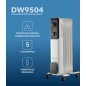 Radiateur à huile Daewoo DW9504 1000W 5 éléments Radiateur à huile Daewoo DW9504 1000W 5 éléments