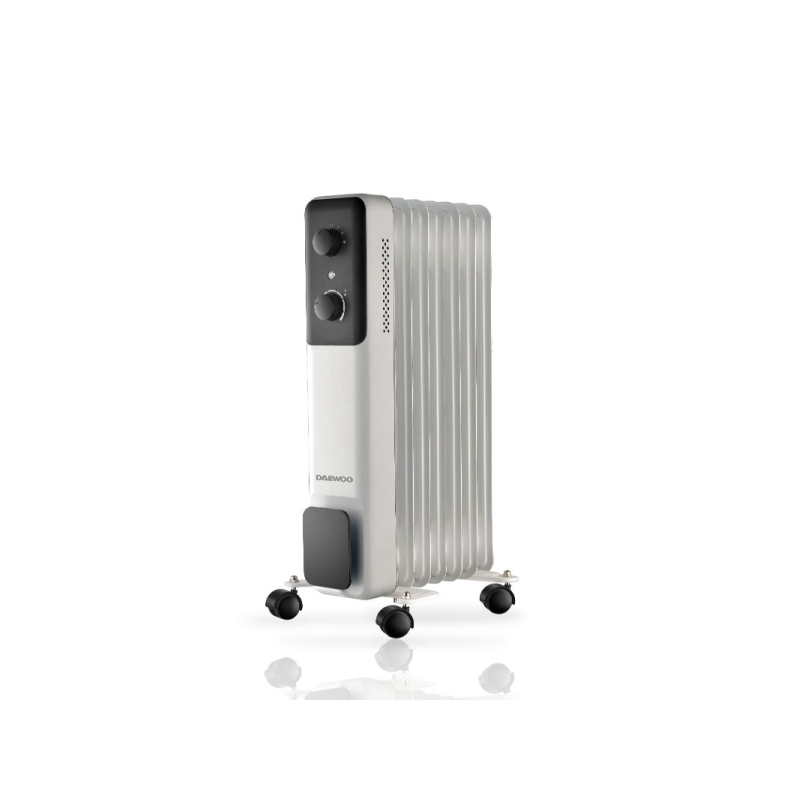 Radiateur à huile Daewoo DW9505 1500W 7 éléments noir/blanc Radiateur à huile Daewoo DW9505 1500W 7 éléments noir/blanc