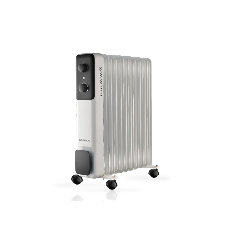 Radiateur à huile Daewoo DW9507 2500W 11 éléments Noir/blanc Radiateur à huile Daewoo DW9507 2500W 11 éléments Noir/blanc