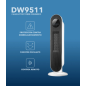 Radiateur céramique tour Daewoo DW9511 2000W noir/blanc