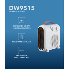 Radiateur soufflant blanc Daewoo