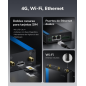 Cudy IR02_EU Routeur industriel WiFi N150 4G LTE CAT 4 Noir Cudy IR02_EU Routeur industriel WiFi N150 4G LTE CAT 4 Noir