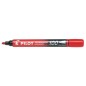 Marqueur Permanent Pilot 100 - Pointe Conique Fine 4.5mm - Trait 1mm - Couleur Rouge