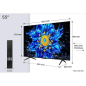 TCL 55P8L TV QD MiniLED 55 4K HDR 144 Hz Noir TCL 55P8L TV QD MiniLED 55 4K HDR 144 Hz Noir