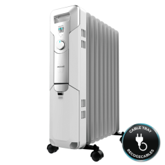 Radiateur bain d'huile blanc