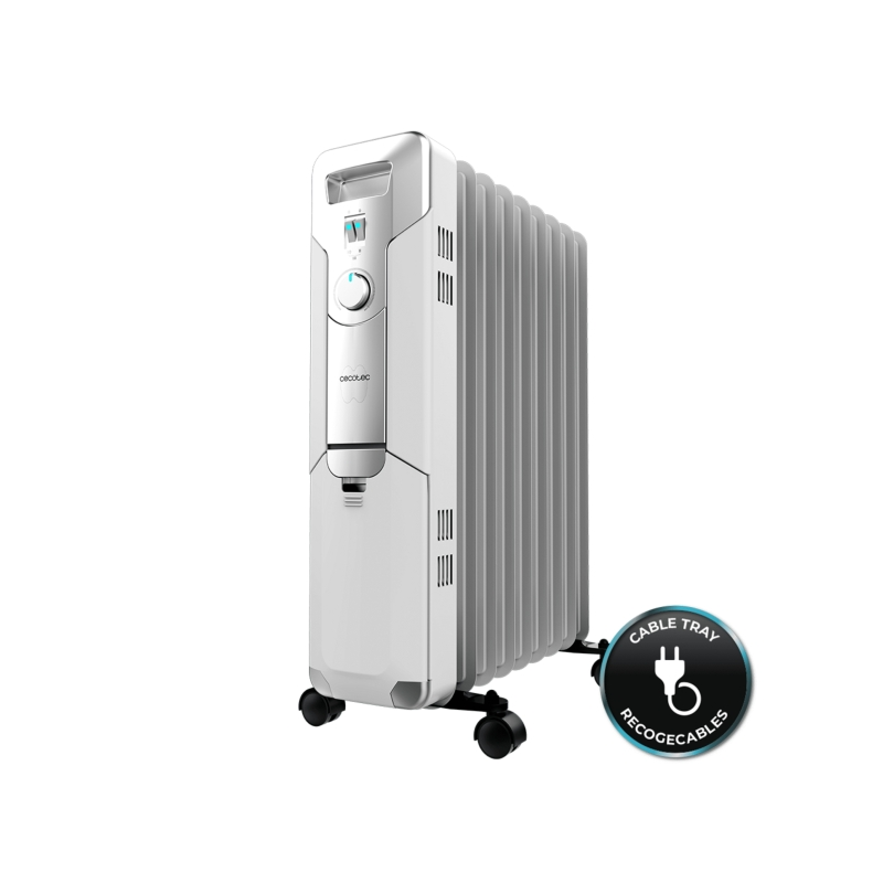 Radiateur à bain d'huile Cecotec 2000 W Blanc Radiateur à bain d'huile Cecotec 2000 W Blanc