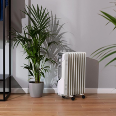 radiateur bain d'huile blanc