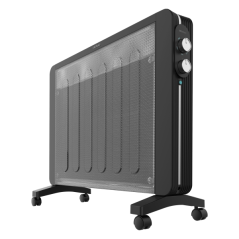 Radiateur panneau mica gris foncé