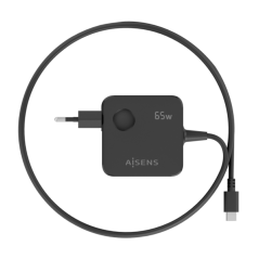 chargeur USB C noir 65W