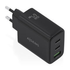 chargeur GaN noir USB C