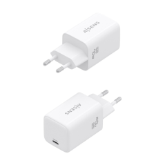 chargeur USB C blanc 70W