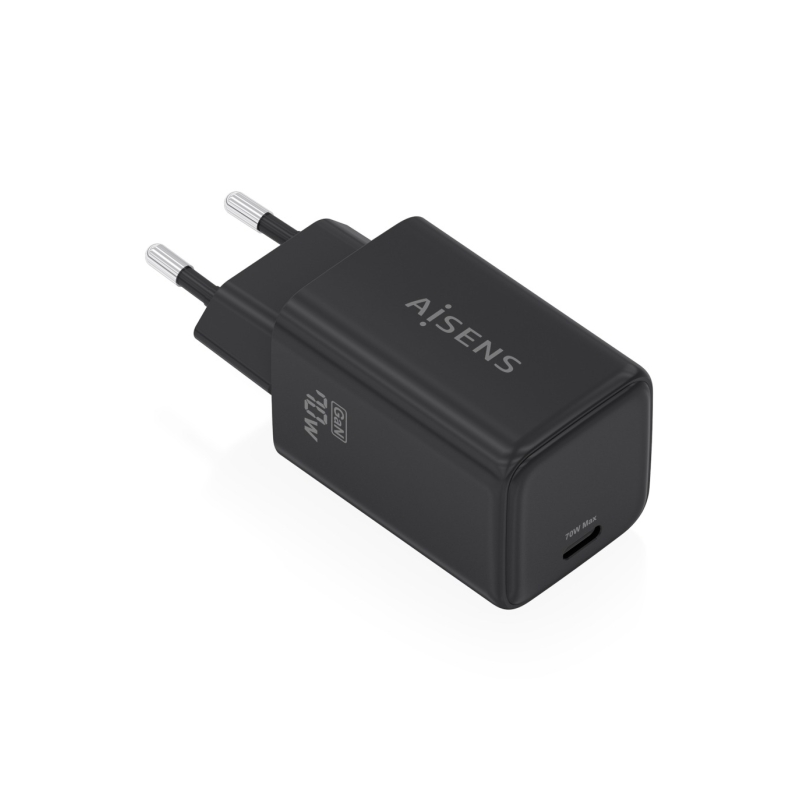Chargeur GAN Aisens 70W USB-C PD3.2 Noir Chargeur GAN Aisens 70W USB-C PD3.2 Noir