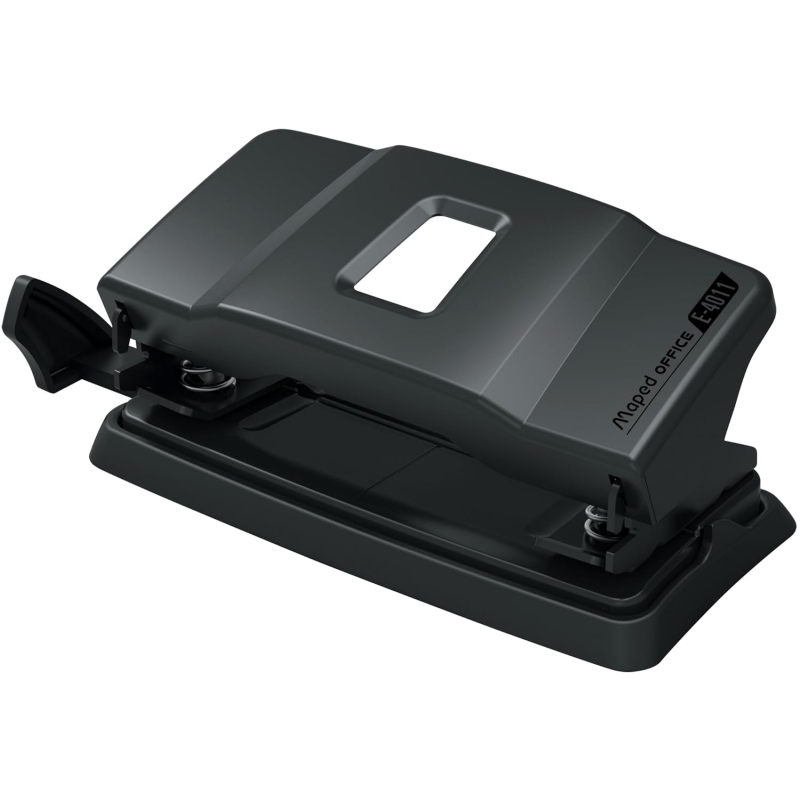 Perforatrice de bureau Maped 2 trous noire 12 feuilles Perforatrice de bureau Maped 2 trous noire 12 feuilles