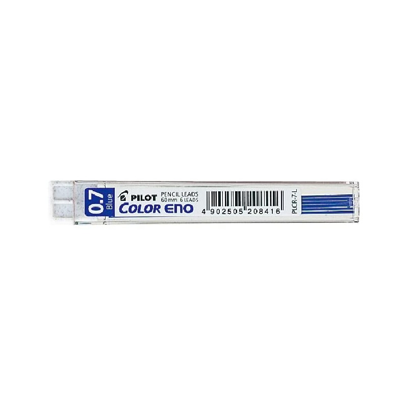 Mines porte-mine 0,7 mm bleues Pilot Eno H-197 x6 Mines porte-mine 0,7 mm bleues Pilot Eno H-197 x6