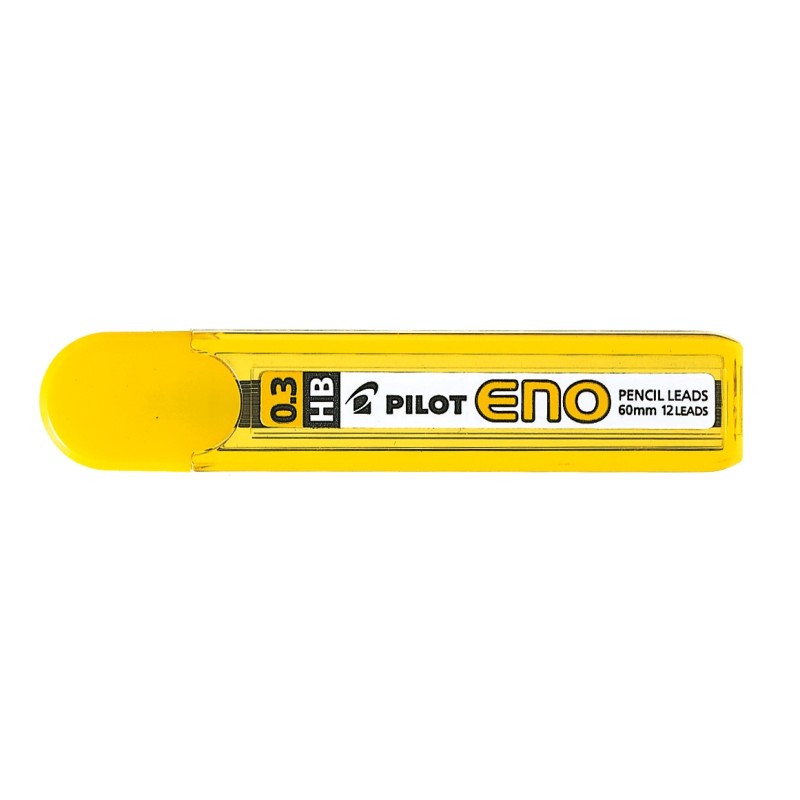Mines 0,3 mm HB pour porte-mine Pilot ENO gris x12 Mines 0,3 mm HB pour porte-mine Pilot ENO gris x12