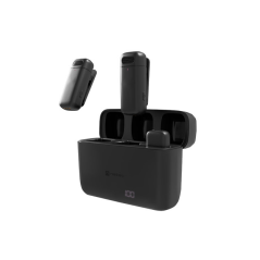 microphone cravate noir sans fil
