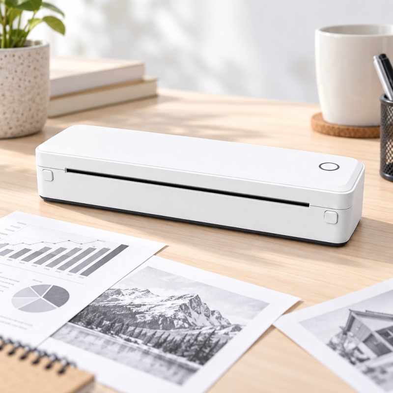 Imprimante thermique A4 UPRINT U8 blanche Imprimante thermique A4 UPRINT U8 blanche