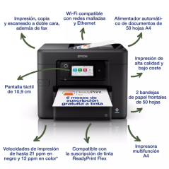 imprimante couleur WiFi noire
