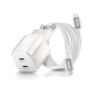 Chargeur GaN NGS Bud 100W-C USB-C Blanc Chargeur GaN NGS Bud 100W-C USB-C Blanc