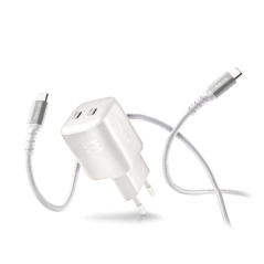 Chargeur USB-C blanc 100W GaN