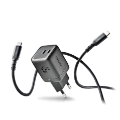 chargeur USB C noir 45W